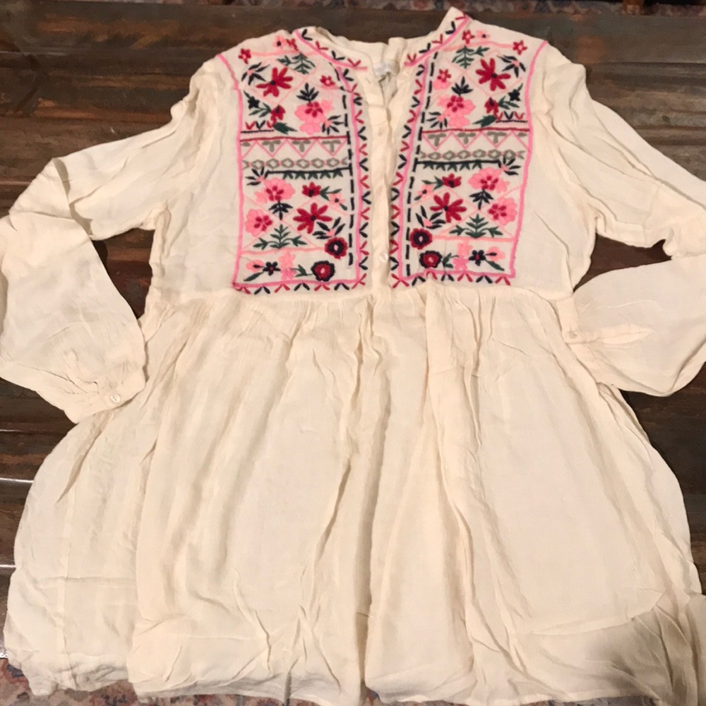 Velzera tunic dress embroidered